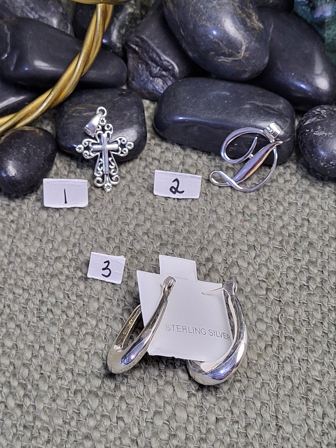 RESERVED FOR: Darlene Stegall 8/23/24- 3 Sterling Silver Items