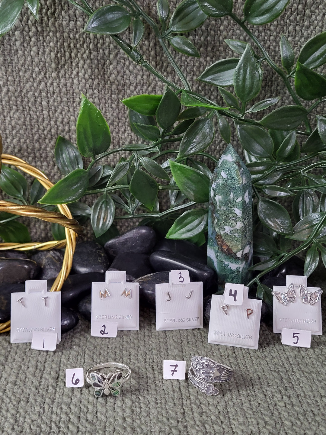 RESERVED FOR: Mary J 8/23/24- 7 Sterling Silver Items