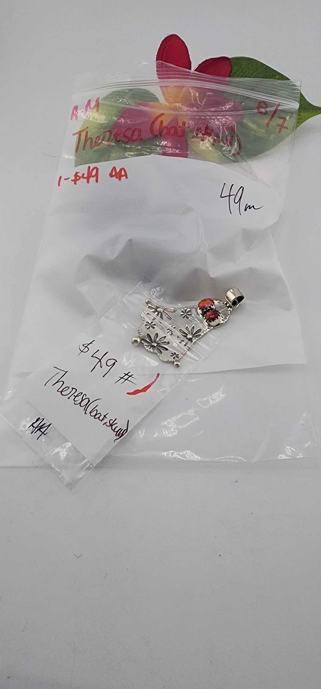 AM SHOW 48HR - RESERVED FOR: Theresa 🦇💀 - 8/7/2025 FL tiktok Live Show - 1 Sterling Silver Items