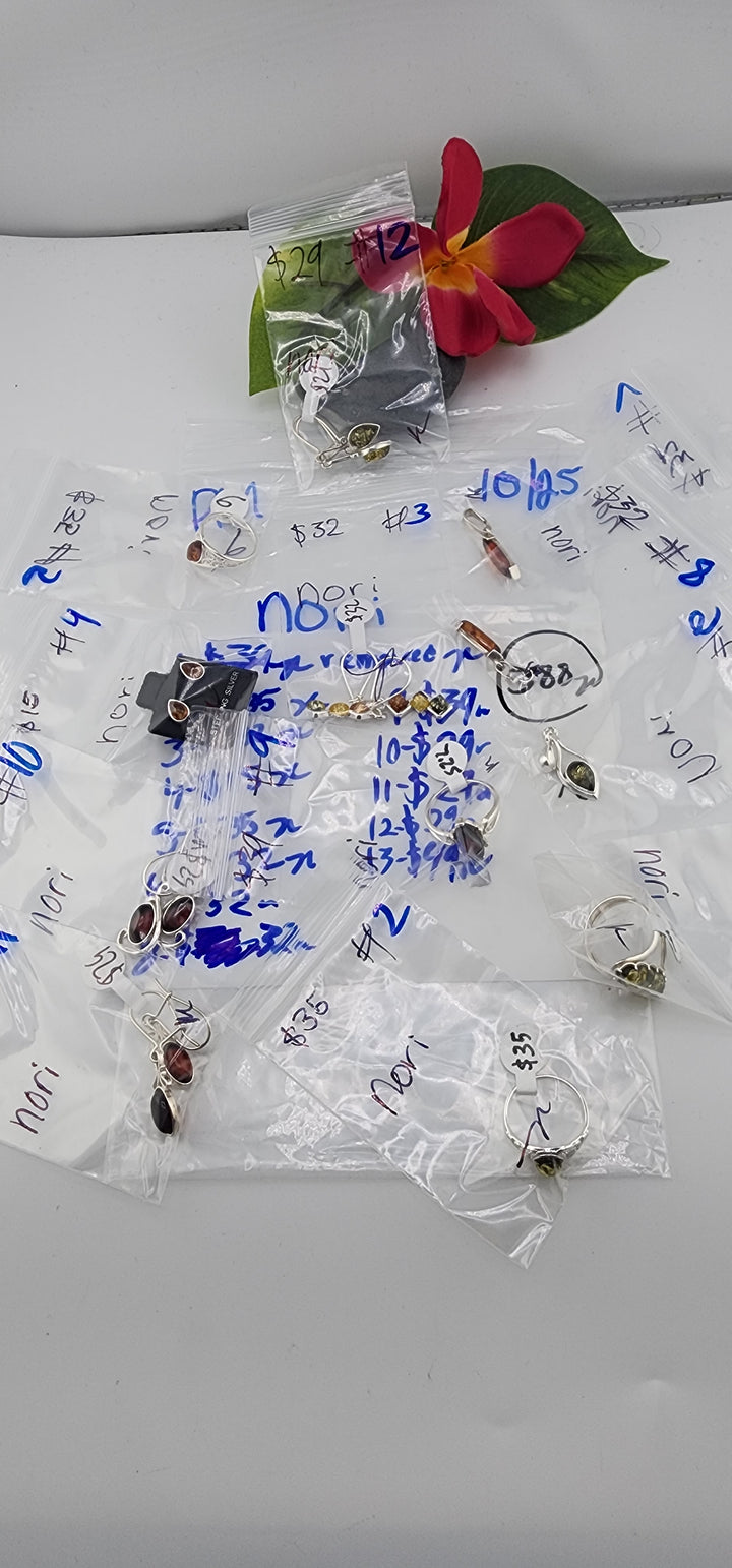 PM SHOW 48HR - RESERVED FOR: nori - 10/25/2025 FL tiktok Live Show - 12 Sterling Silver Items
