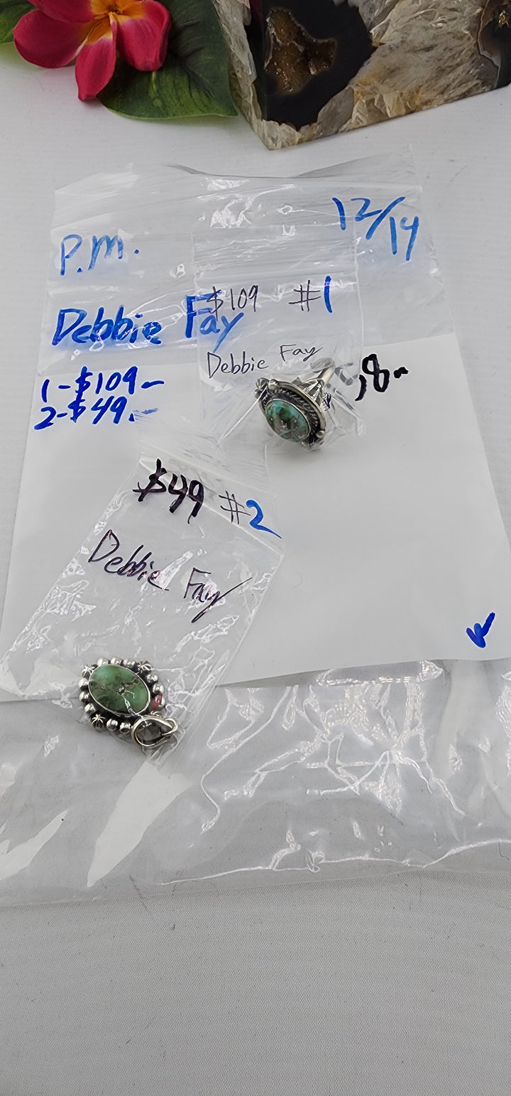 PM SHOW 48HR - RESERVED FOR: Debbie Fay - 12/14/2025 tiktok Live Show - 2 Sterling Silver Items