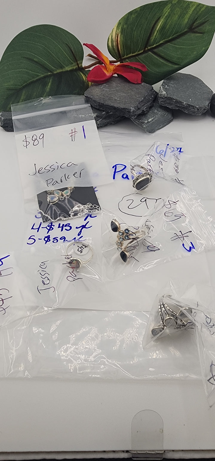 48HR - RESERVED FOR: Jessica Parker - 6/27/2025 FL tiktok Live Show - 4 Sterling Silver Items