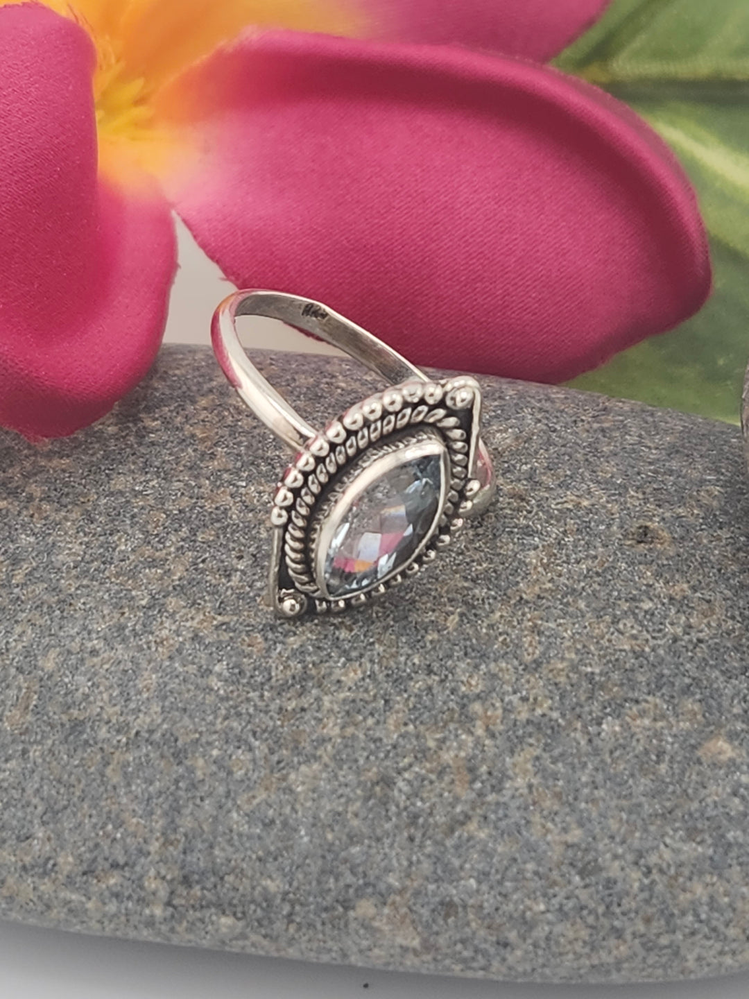 Blue Topaz Ring