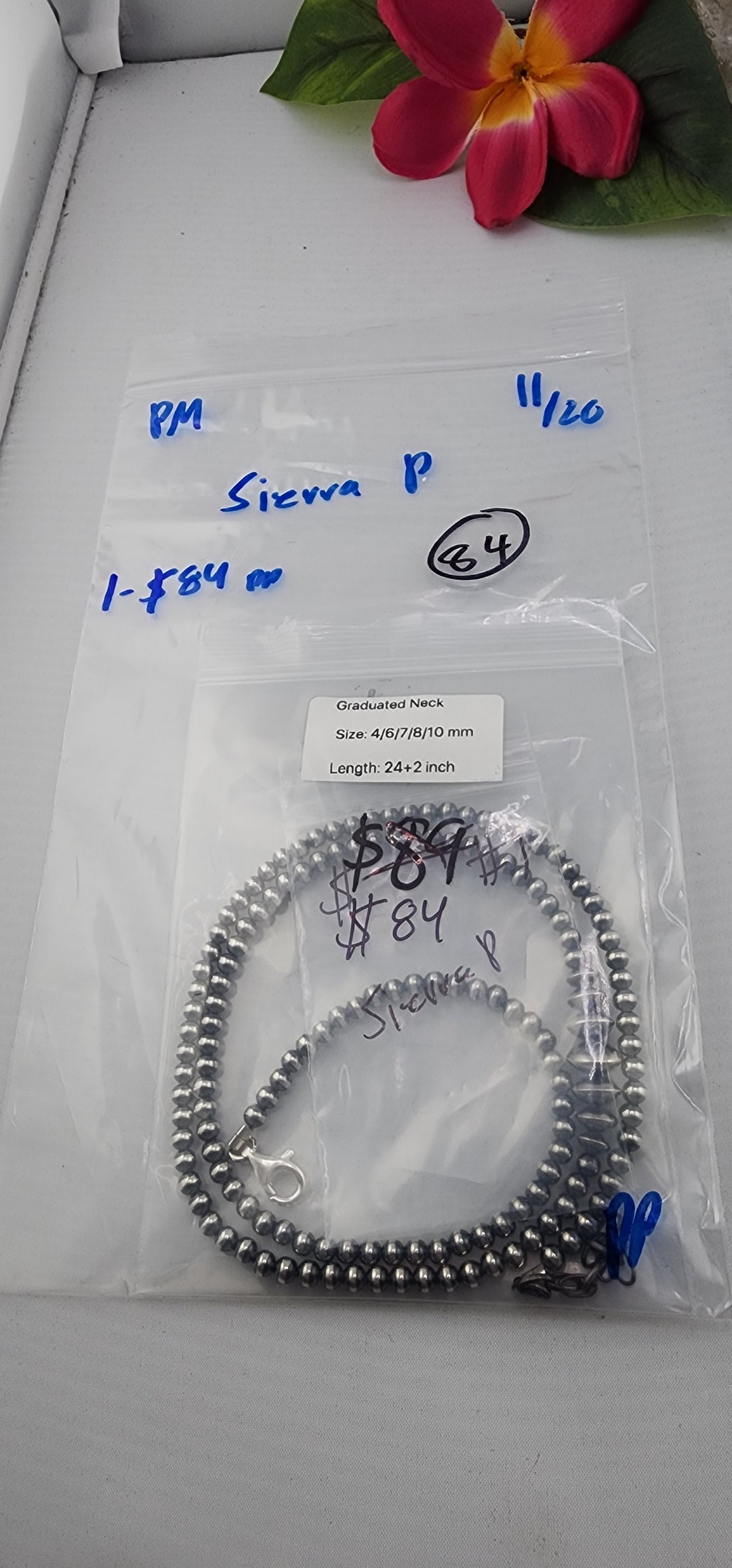 PM SHOW 48HR - RESERVED FOR:  Sierra P- 11/20/2025 tiktok Live Show - 1  Sterling Silver Item