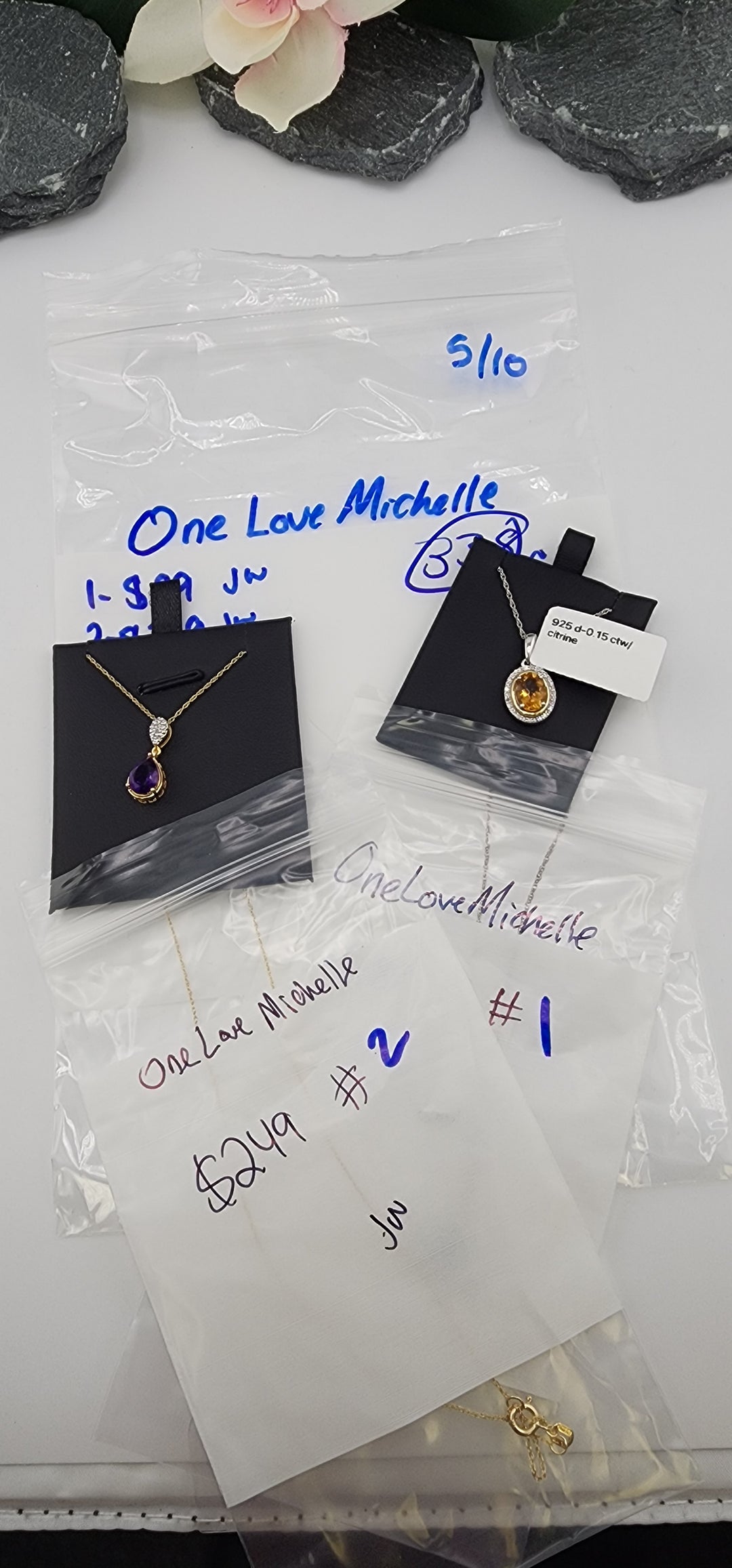 RESERVED FOR: OneLoveMichelle- 5/10/2025 tiktok Live Show -2  Sterling Silver Items