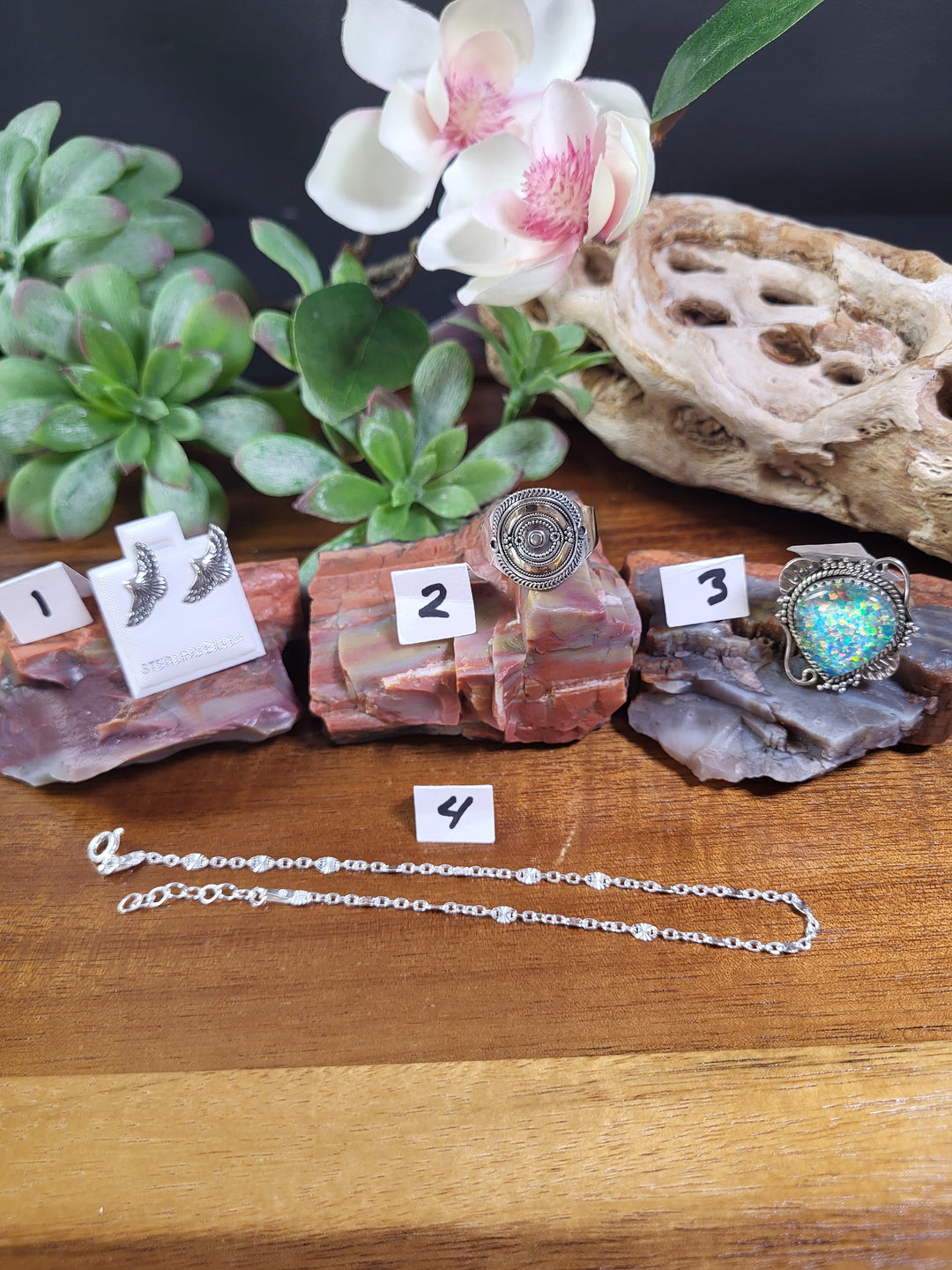 RESERVED FOR: MustangGirl 7/21/24- 4 Sterling Silver Items