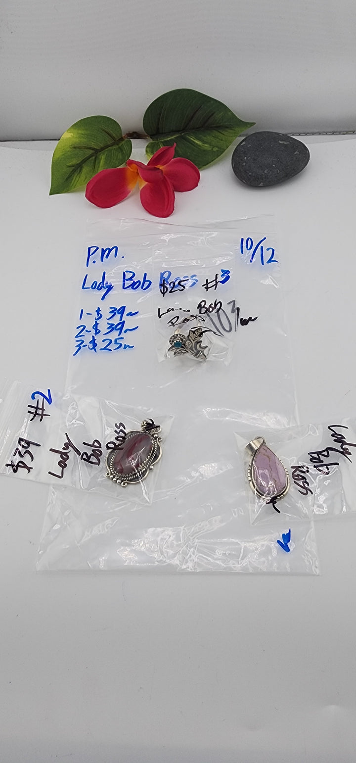 PM SHOW 48HR - RESERVED FOR: Lady Bob Ross - 10/12/2025 FL tiktok Live Show - 3 Sterling Silver Items
