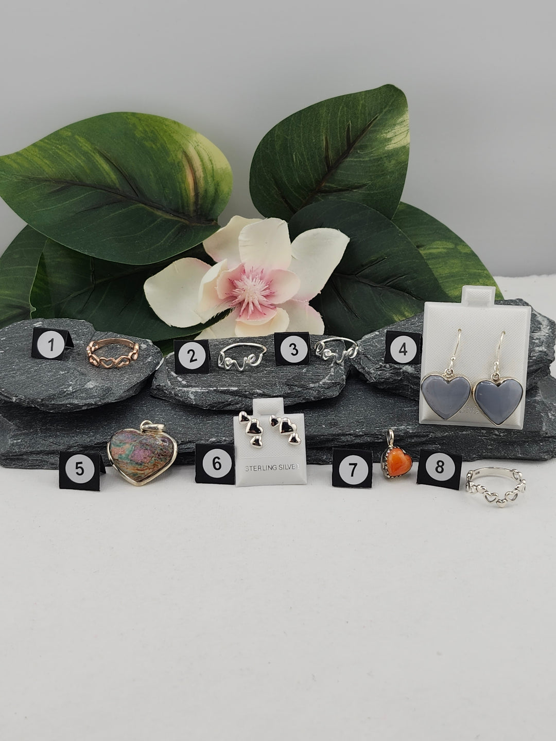 RESERVED FOR: Teffy - 1/24/2025 Show - 8 Sterling Silver Items