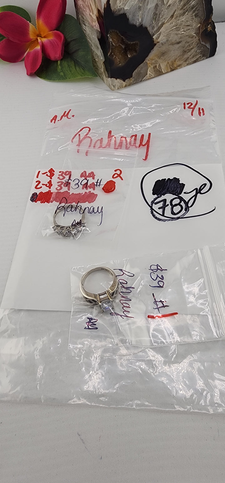 AM SHOW 48HR RESERVED FOR: Rahnay - 12/11/2025 FL tiktok Live Show - 2 Sterling Silver Items
