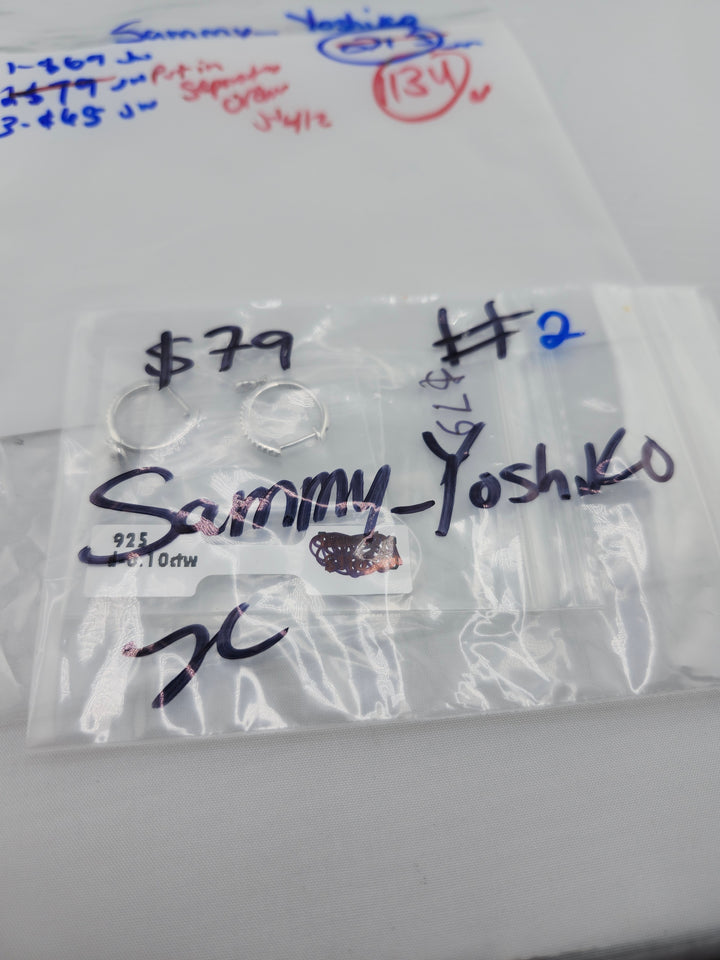 RESERVED FOR: Sammy_Yoshiko- 3/30/2025 tiktok Live Show -2 Sterling Silver Items