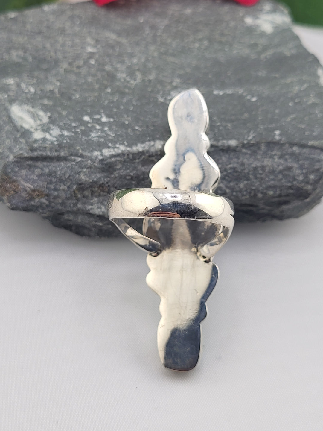 5 Stone Kingman Turquoise Ring Size 8