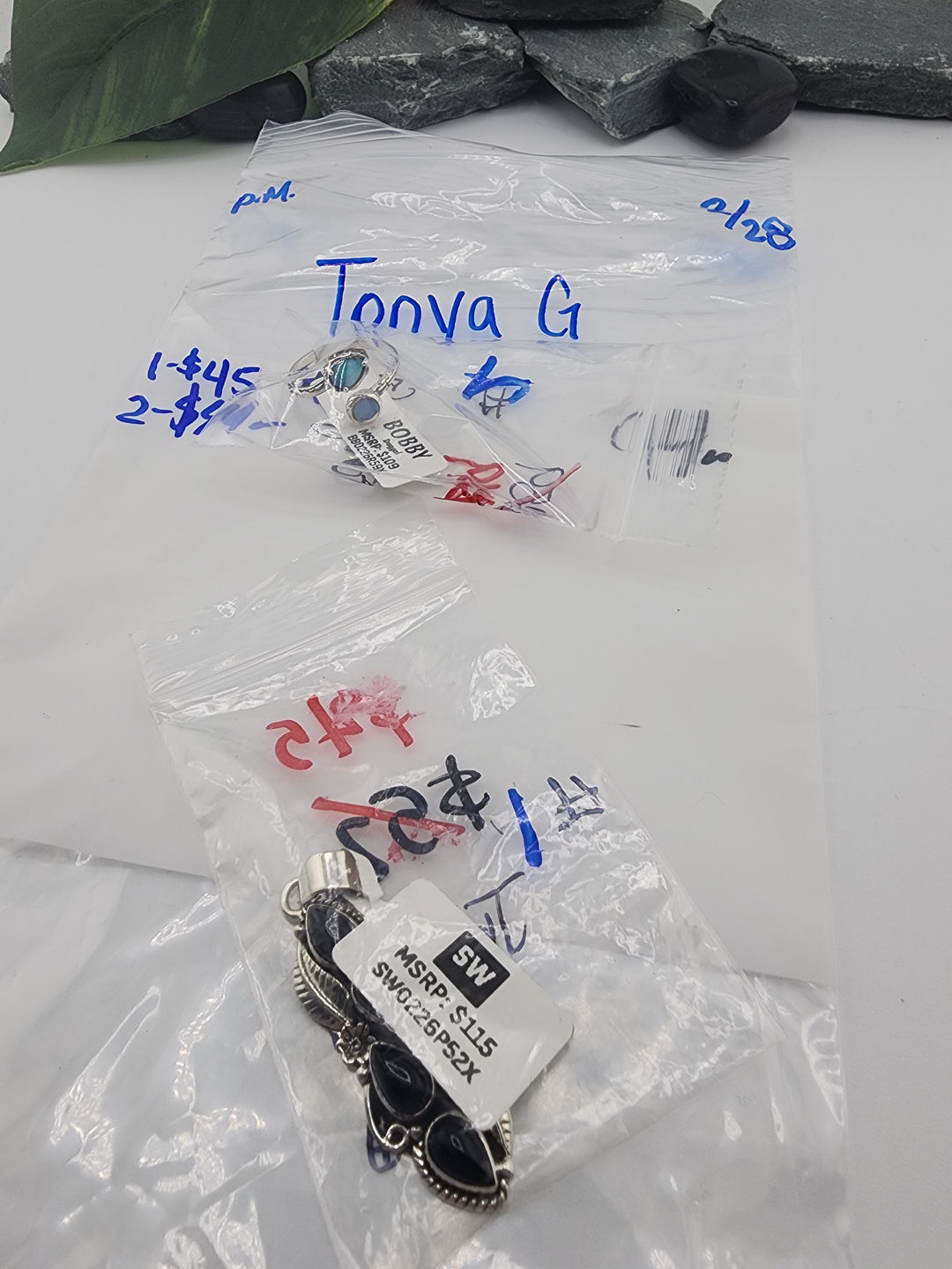 Tonya G - 2/28/26 - 2 925 Sterling Silver Items