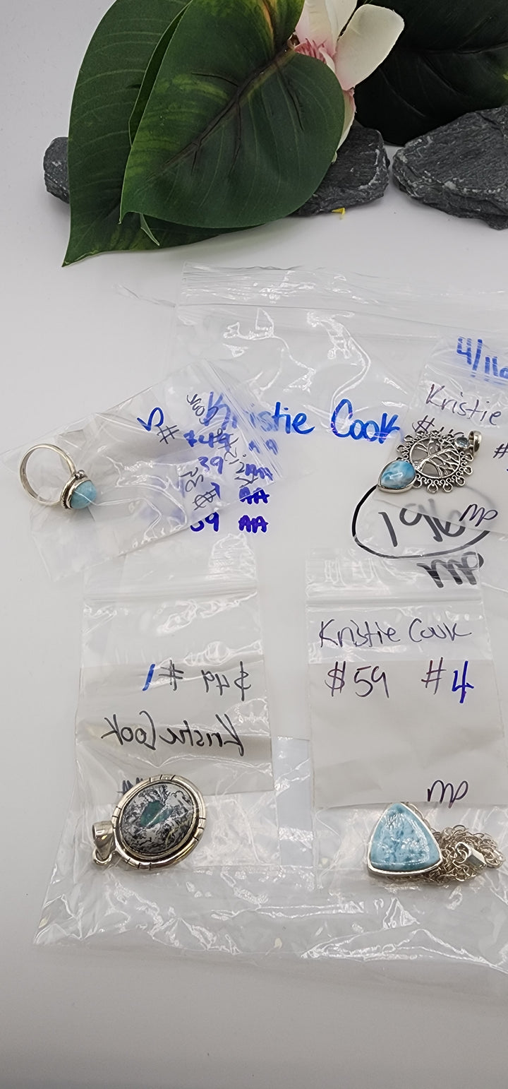 RESERVED FOR: Kristie Cook - 4/16/2025 tiktok Live Show - 4 Sterling Silver Items