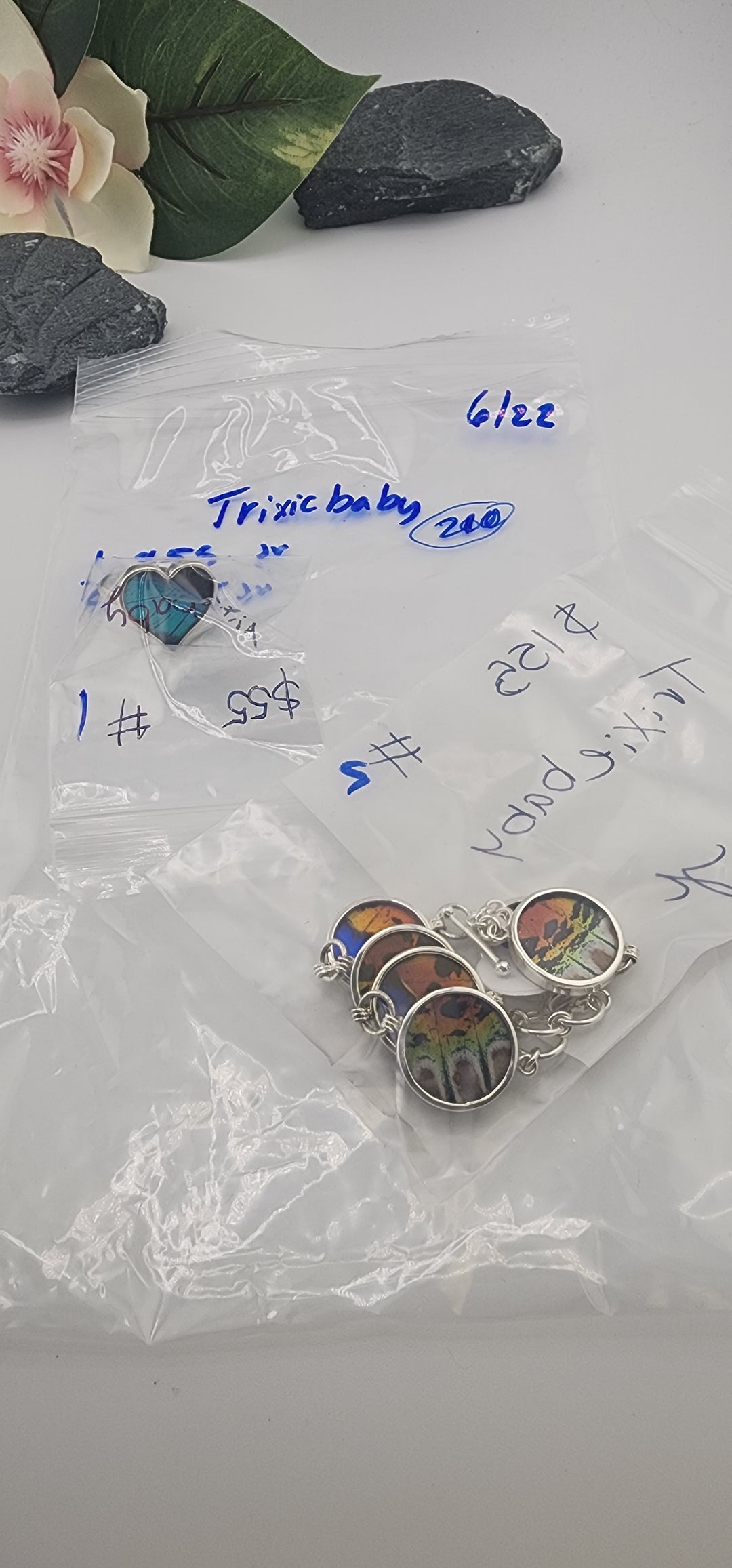 RESERVED FOR:  Trixiebaby- 6/22/2025 tiktok Reservation Live Show -2 Sterling Silver Items