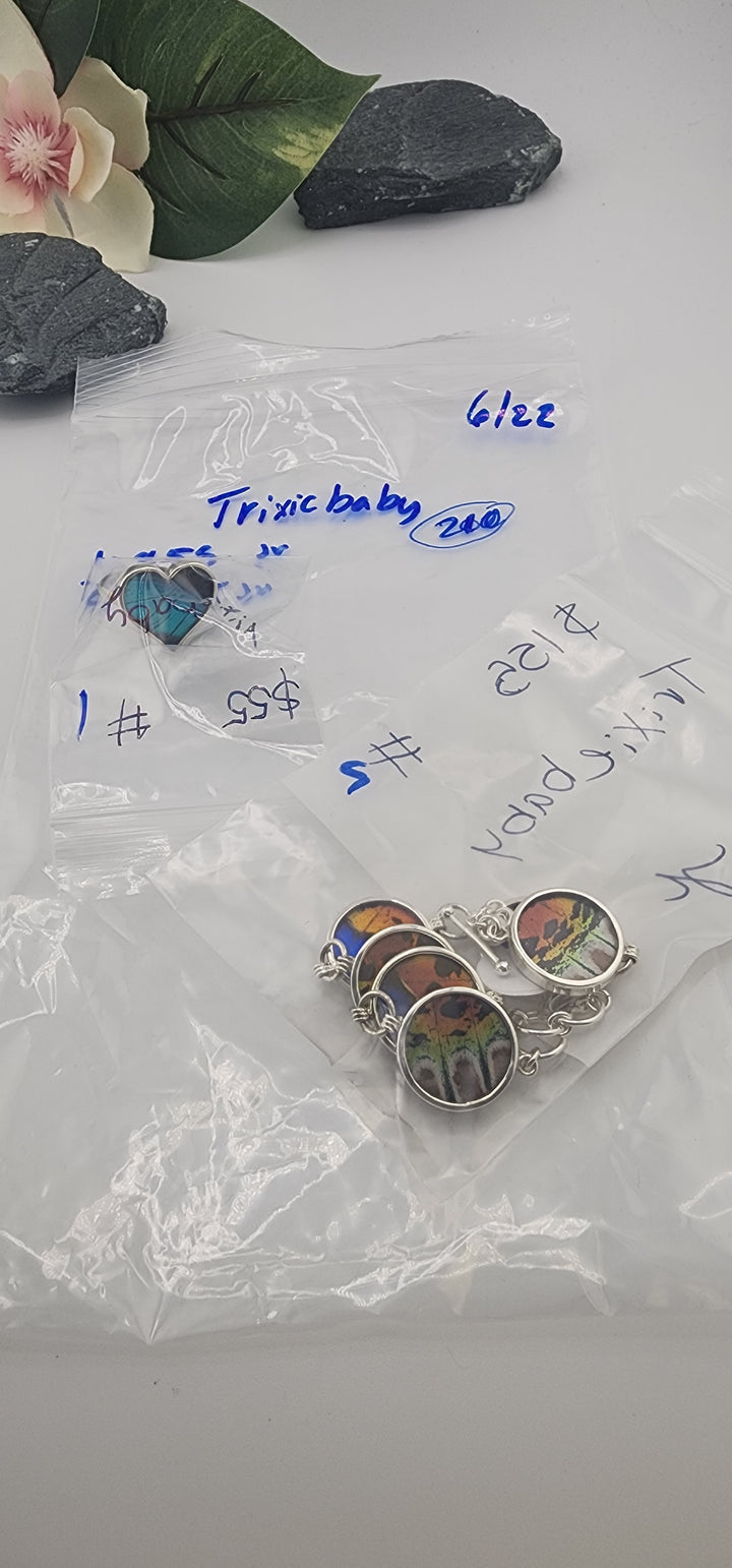 RESERVED FOR:  Trixiebaby- 6/22/2025 tiktok Reservation Live Show -2 Sterling Silver Items