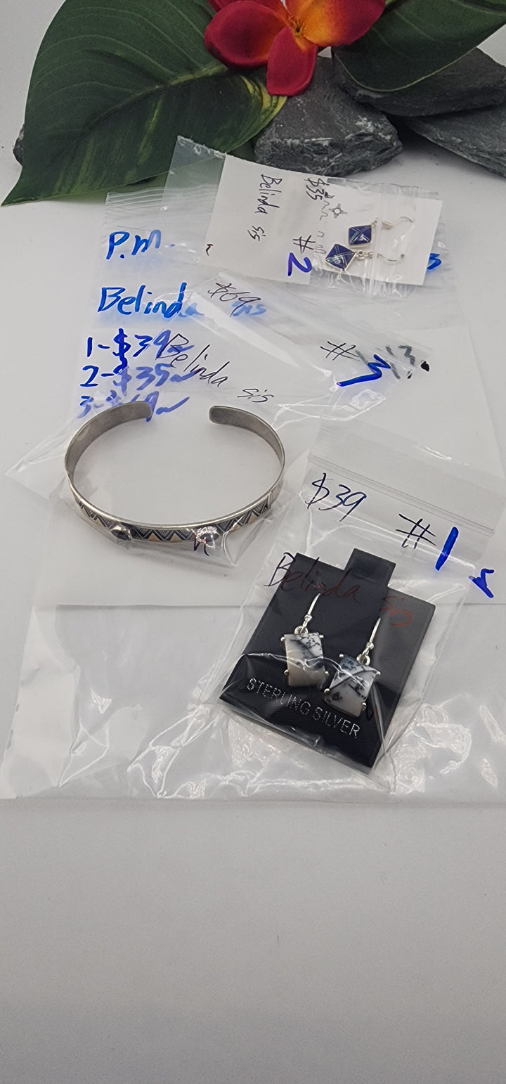 PM SHOW 48HR - RESERVED FOR: Belinda sis - 12/23/2025 tiktok Live Show - 3 Sterling Silver Items