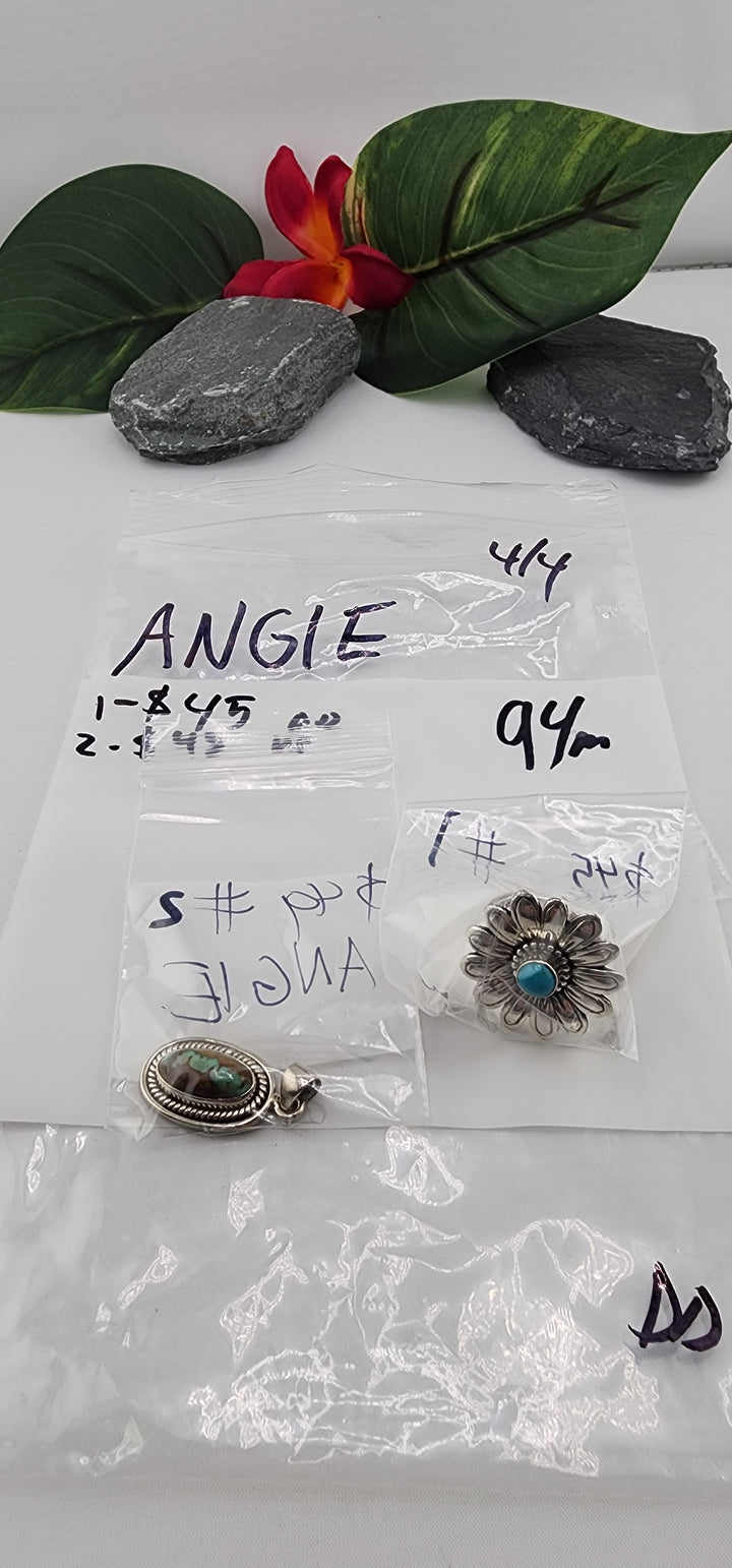 RESERVED FOR: ANGIE 4/4/2025 Friday App show Live Show -  2 Sterling Silver Items