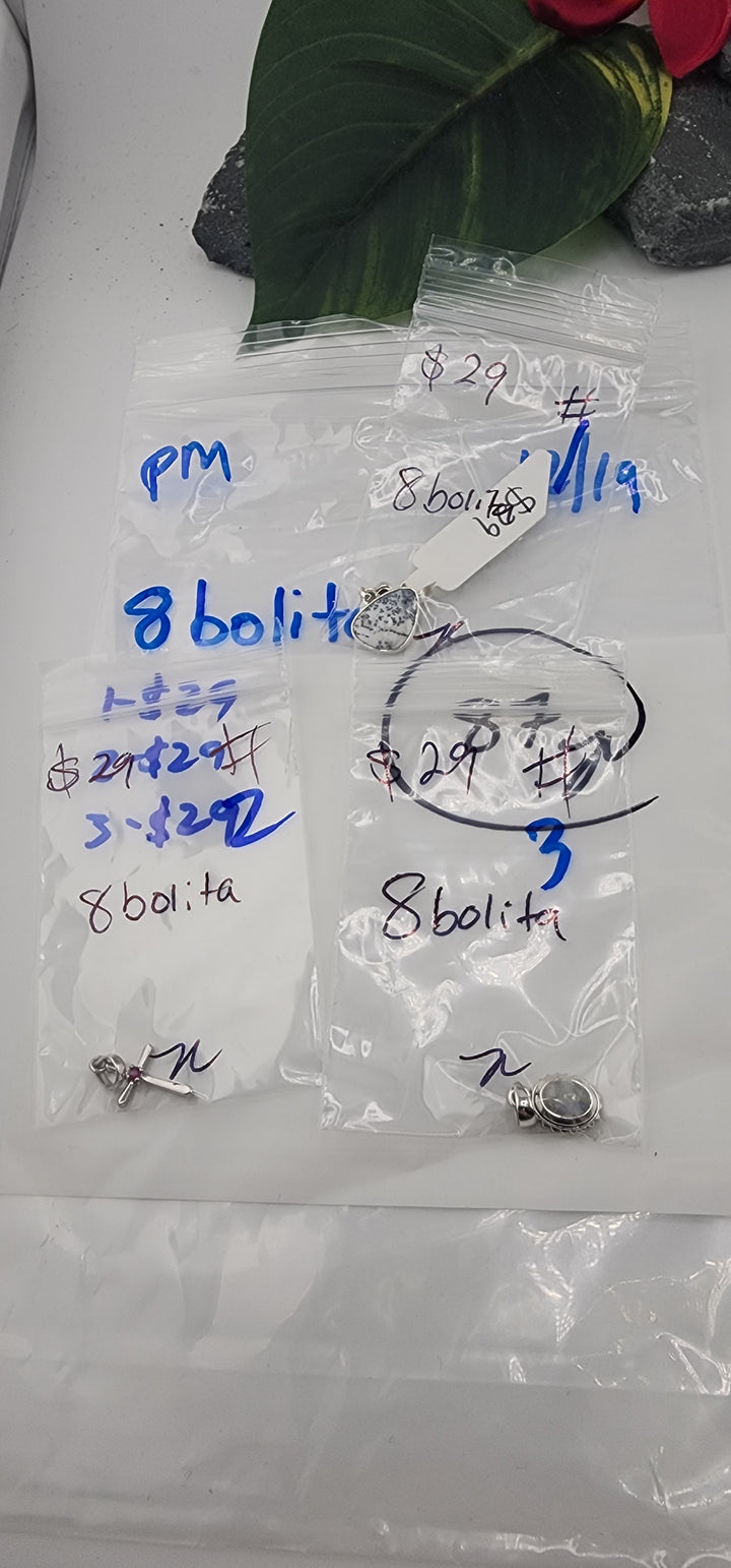 PM SHOW 48HR - RESERVED FOR: 8bolita - 12/19/2025 tiktok Live Show - 3 Sterling Silver Items