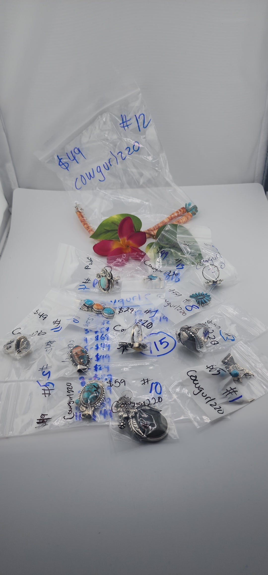 PM SHOW 48HR - RESERVED FOR: cowgurl220 - 8/8/2025 FL tiktok Live Show - 13 Sterling Silver Items