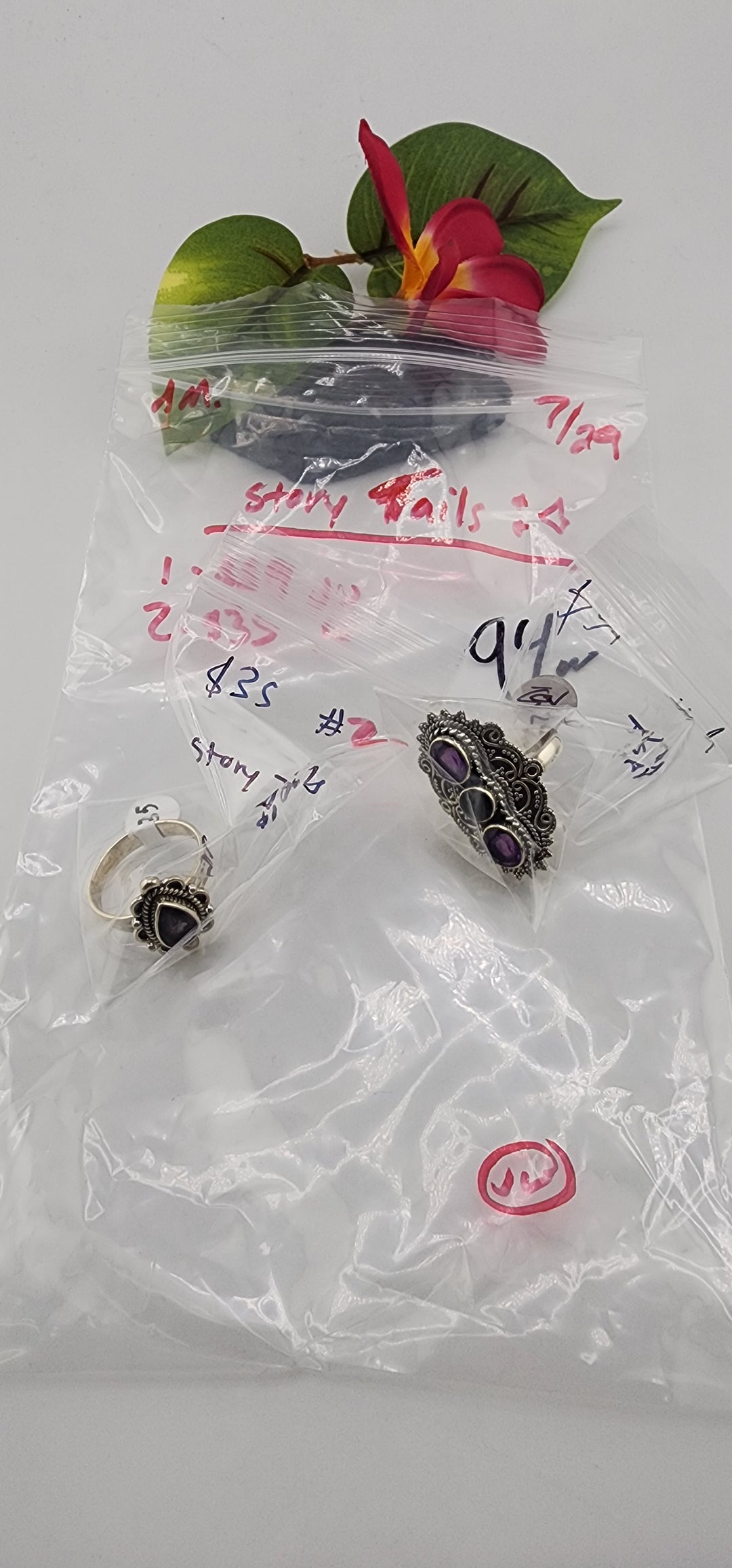 AM SHOW 48HR - RESERVED FOR: Story Tails✨️ - 7/29/2025 FL tiktok Live Show -  2 Sterling Silver Items