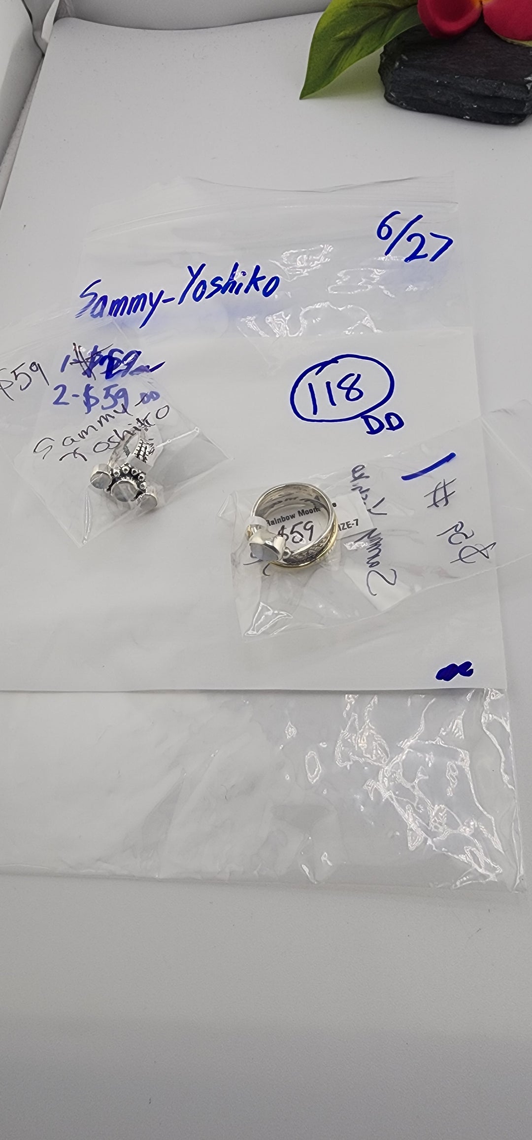 48HR - RESERVED FOR: Sammy_Yoshiko - 6/27/2025 FL tiktok Live Show - 2 Sterling Silver Items