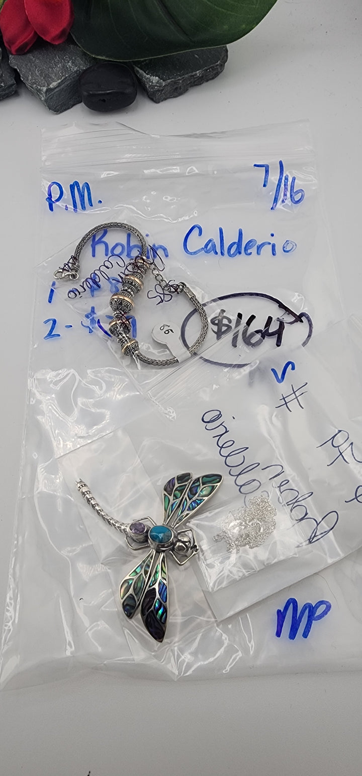 PM SHOW 48HR - RESERVED FOR: Robin Calderio  - 7/16/2025 FL tiktok Live Show - 2 Sterling Silver Items