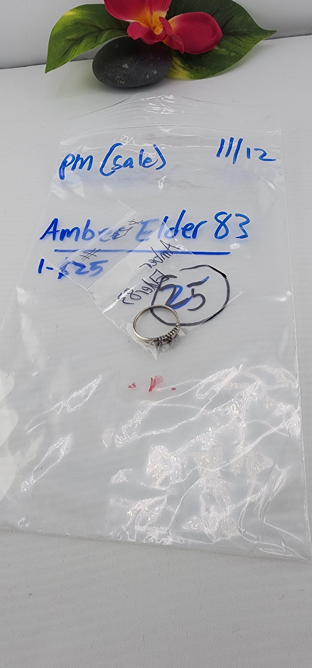 PM SHOW 48HR - RESERVED FOR: Amber Elder83 - 11/12/2025 tiktok Live Show - 1 Sterling Silver Items