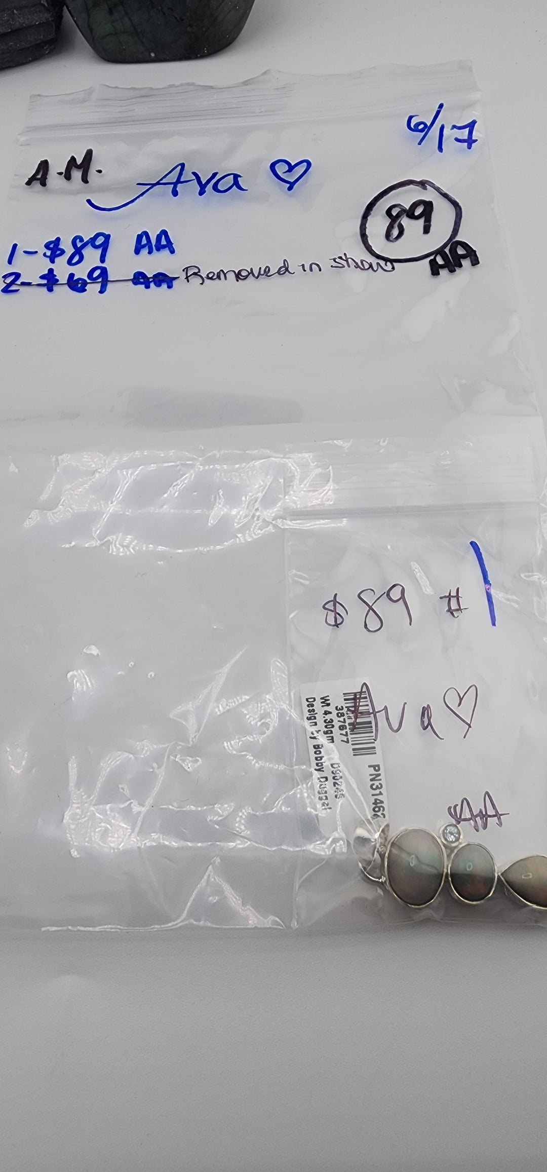 RESERVED FOR: Ava ❤️ - 6/17/2025 tiktok A.M Live Show - 1 Sterling Silver Items