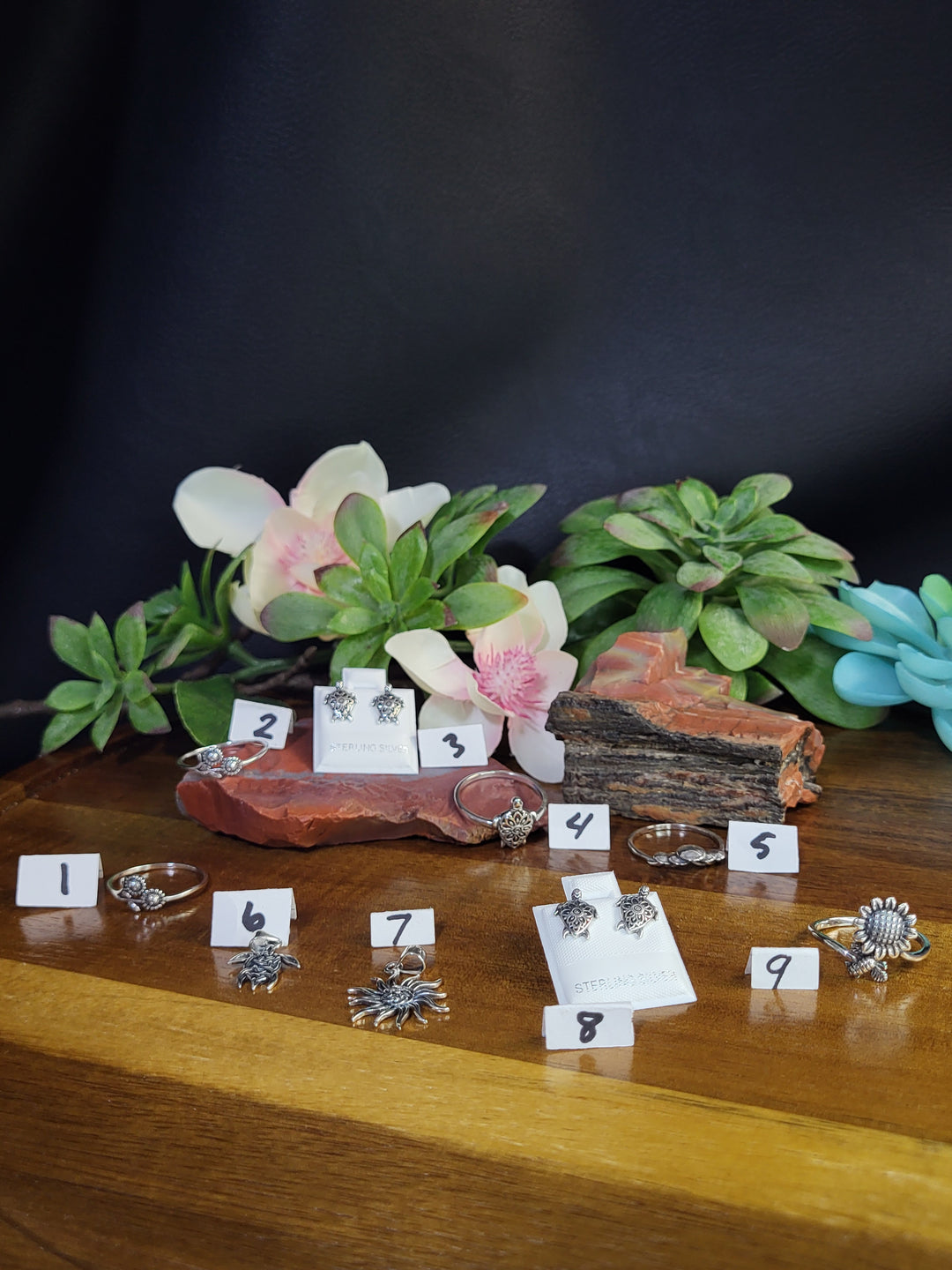 RESERVED FOR: Larey0122 7/13/24- 9 Sterling Silver Items
