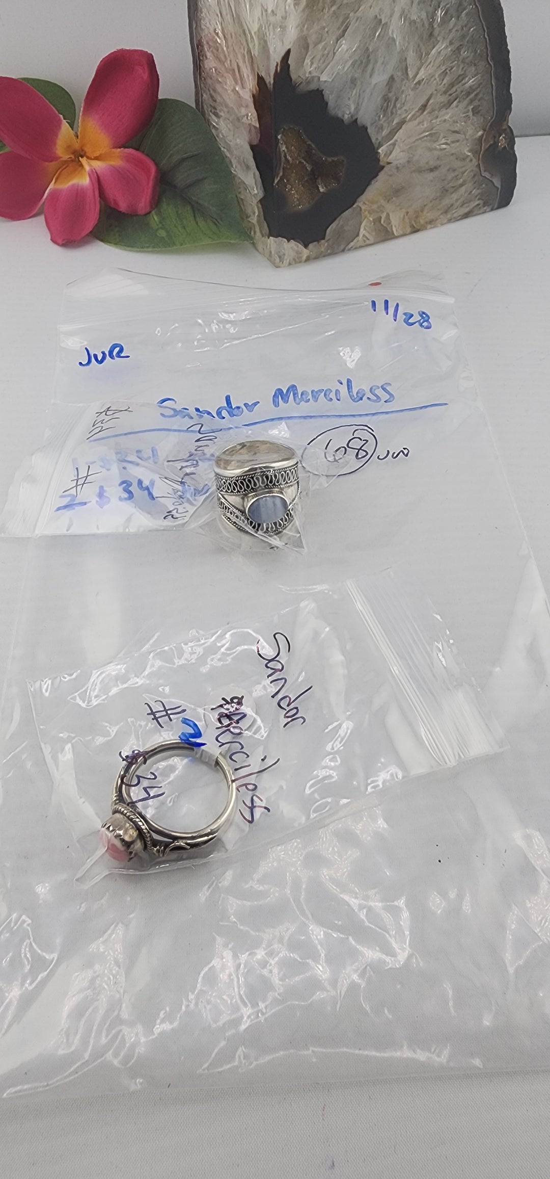 BF PM SHOW 48HR - RESERVED FOR: sandormerciless - 11/28/2025 tiktok Live Show - 2 Sterling Silver Items