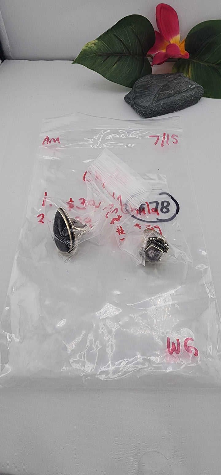 AM SHOW 48HR - RESERVED FOR: Chula - 7/15/2025 FL tiktok Live Show - 2 Sterling Silver Items