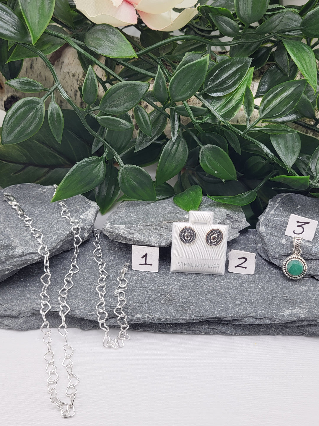 RESERVED FOR:   Catie Cashier-11/11/2024 -3 Sterling Silver Items