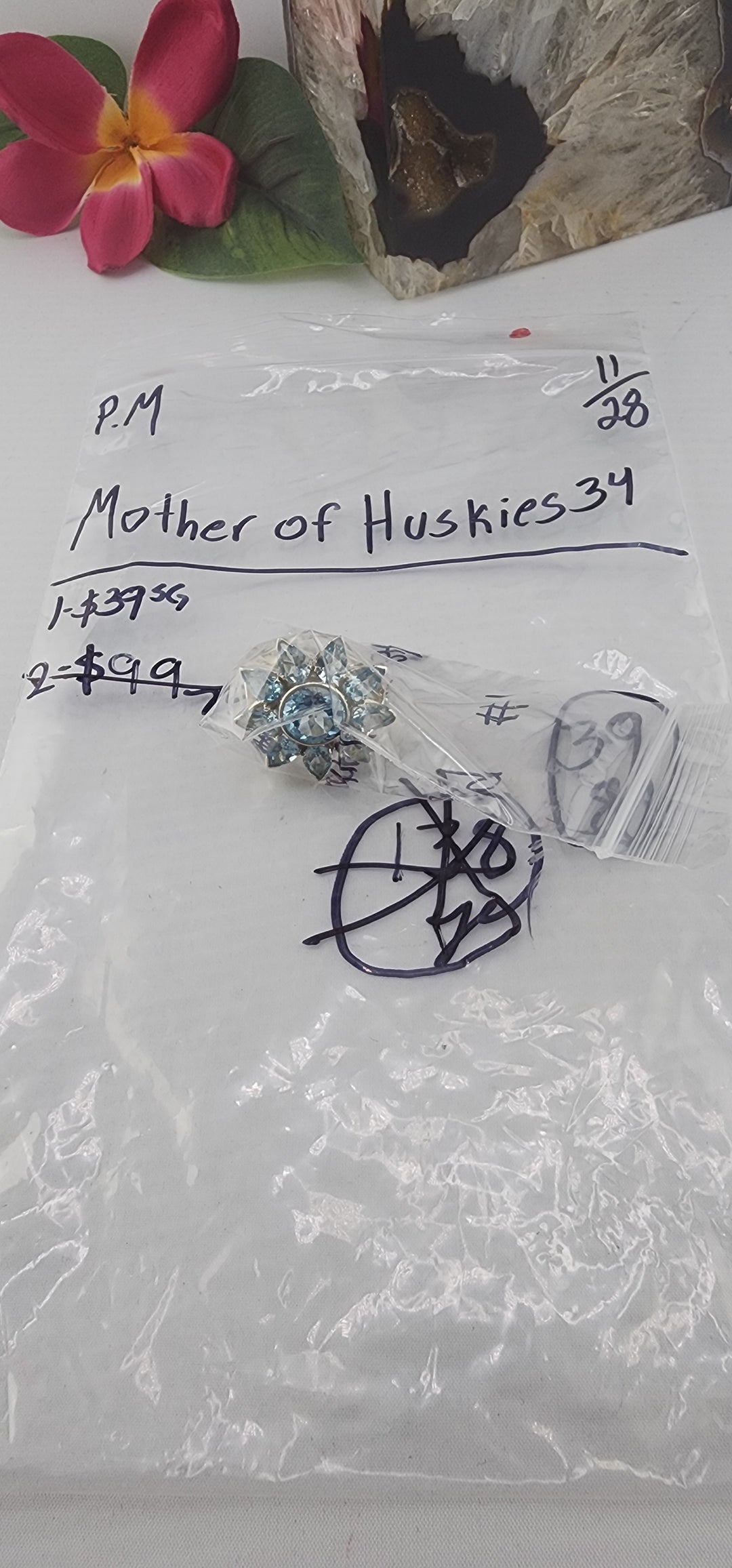 PM SHOW 48HR - RESERVED FOR: MotherofHuskies34 - 11/28/2025 tiktok Live Show - 1 Sterling Silver Items