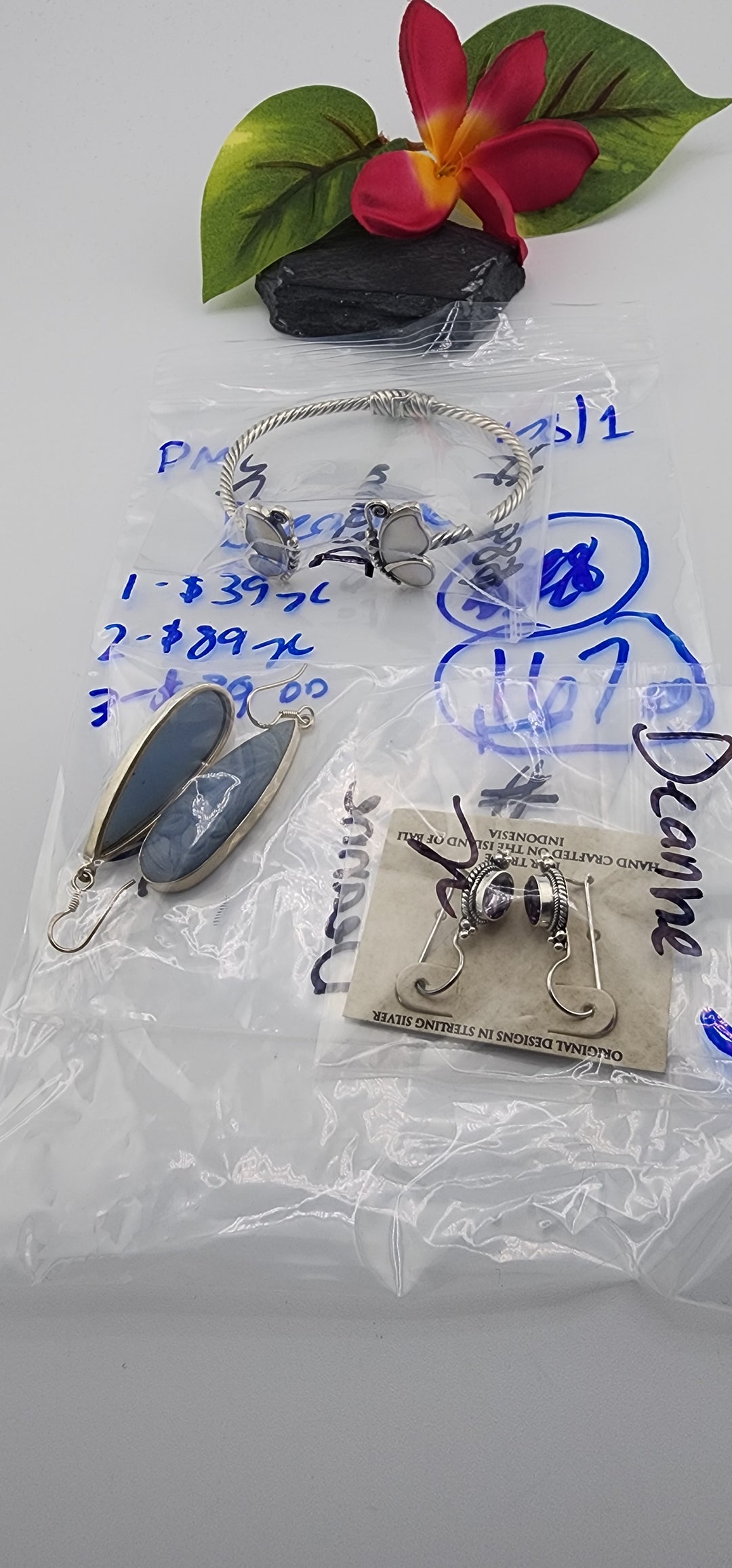PM SHOW 48HR - RESERVED FOR: Deanne   - 8/1/2025 FL tiktok Live Show - 3 Sterling Silver Items