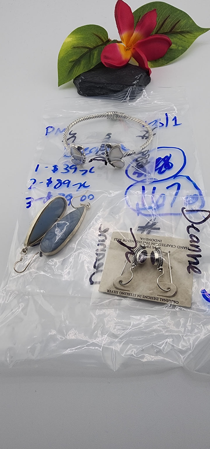PM SHOW 48HR - RESERVED FOR: Deanne   - 8/1/2025 FL tiktok Live Show - 3 Sterling Silver Items