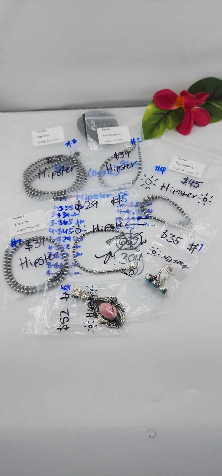 PM SHOW 48HR - RESERVED FOR: 🔆Hipster🔆 (Bag 1)  - 9/28/2025 FL tiktok Live Show - 7 Sterling Silver Items