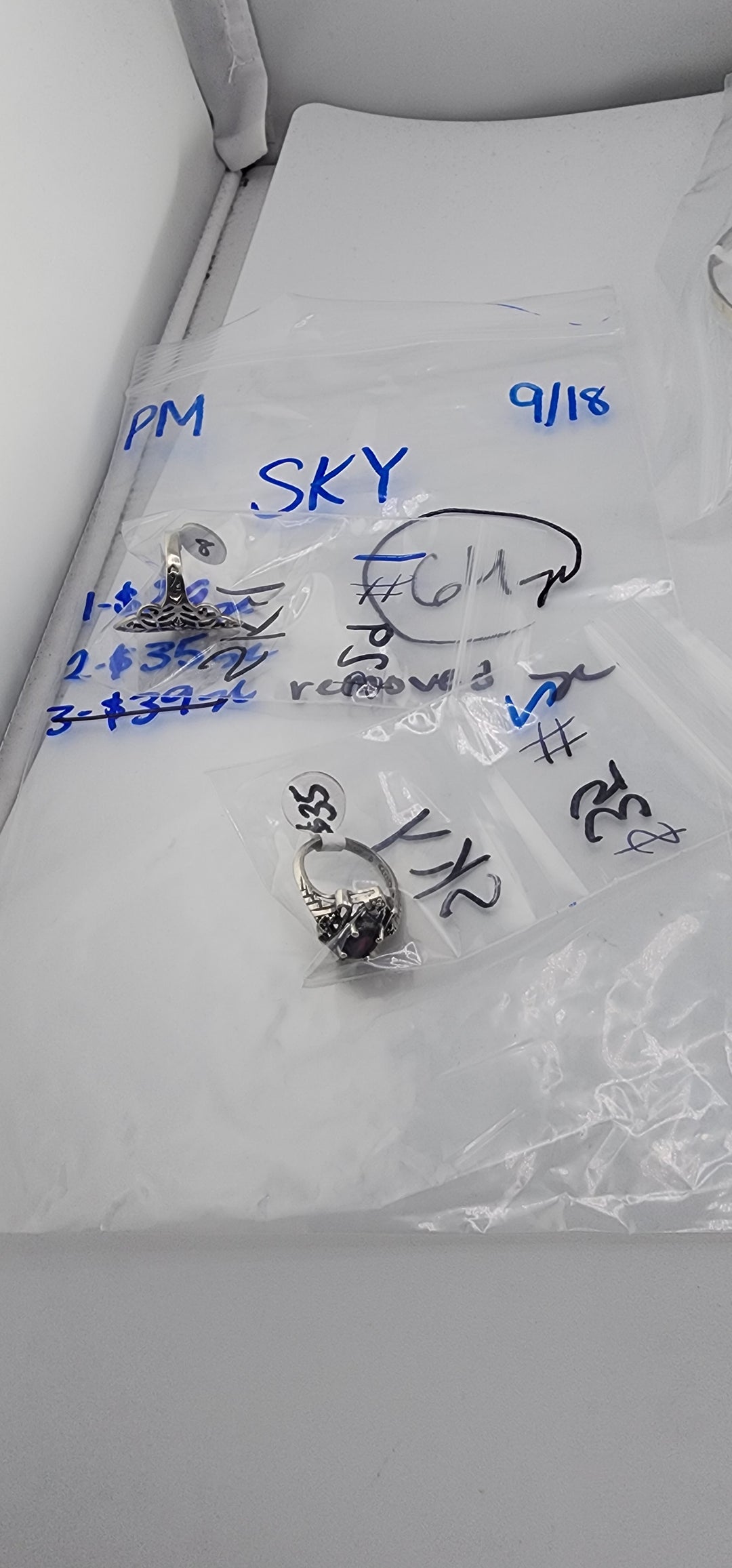 PM SHOW 48HR - RESERVED FOR: SKY - 9/18/2025 FL tiktok Live Show - 2 Sterling Silver Items