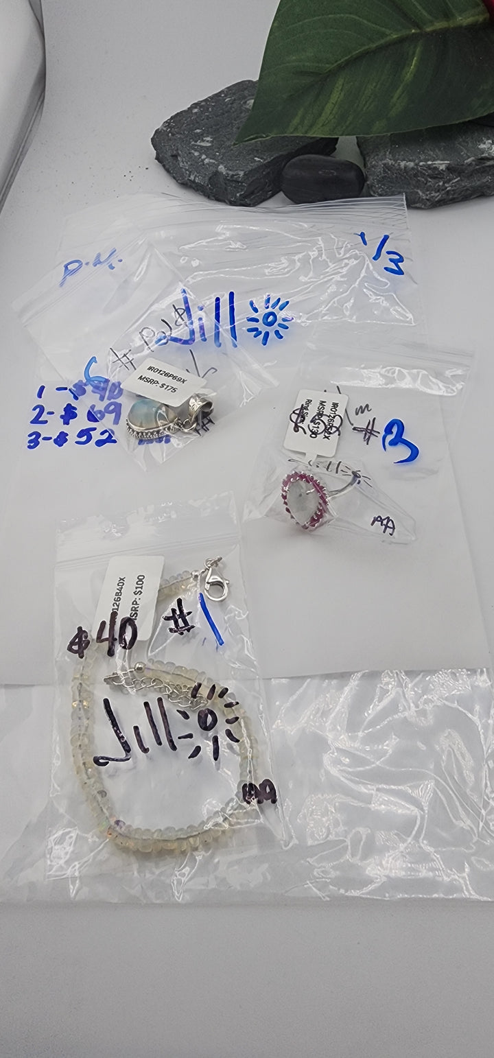 PM SHOW 48HR - RESERVED FOR: Jill🔆 - 1/3/2026 tiktok Live Show - 3 Sterling Silver Items