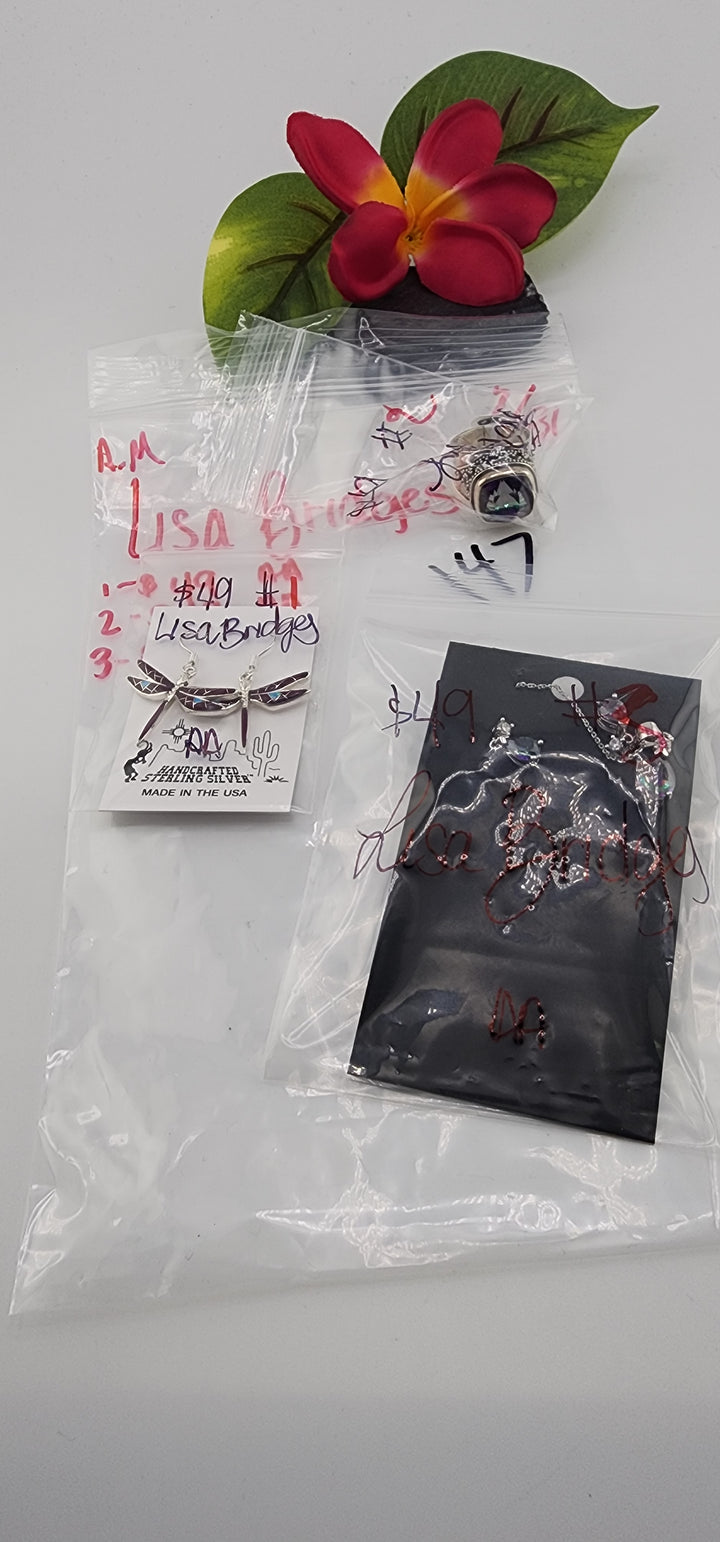 AM SHOW 48HR - RESERVED FOR: Lisa Bridges - 7/31/2025 FL tiktok Live Show - 3 Sterling Silver Items