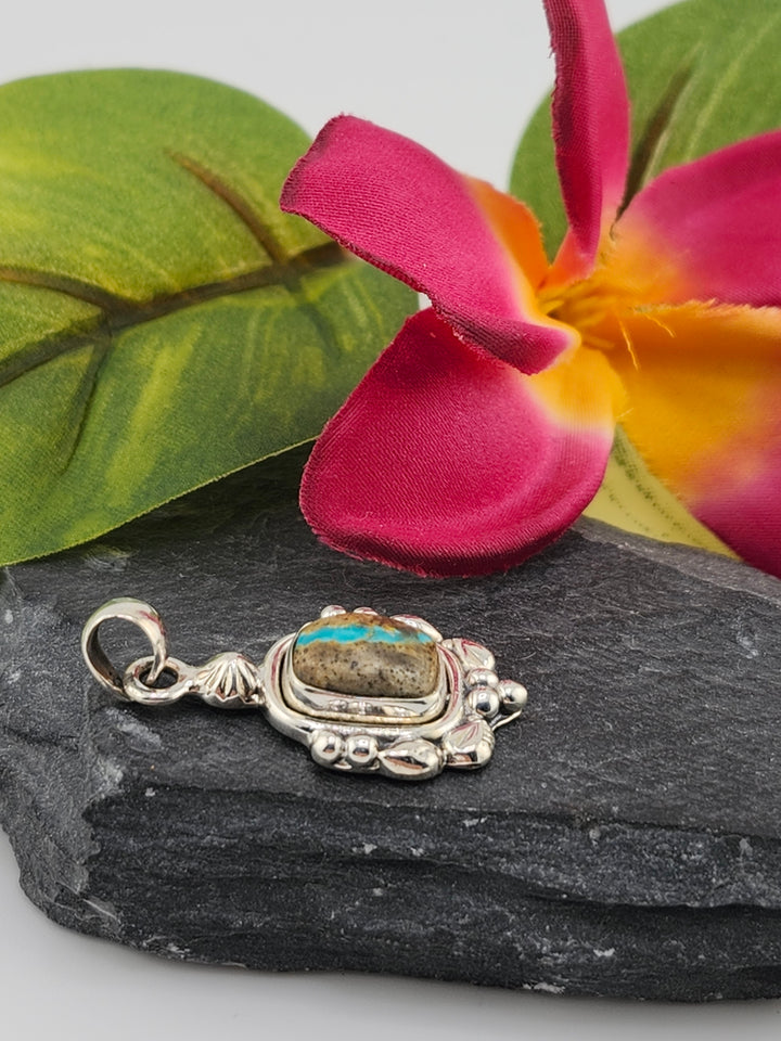 Royston Ribbon Turquoise  Pendant