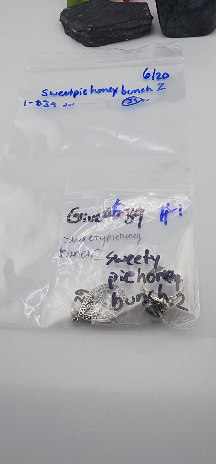 48HR - RESERVED FOR:  sweetpiehoneybunch2- 6/20/2025 FL tiktok Live Show - 1 Sterling Silver Items