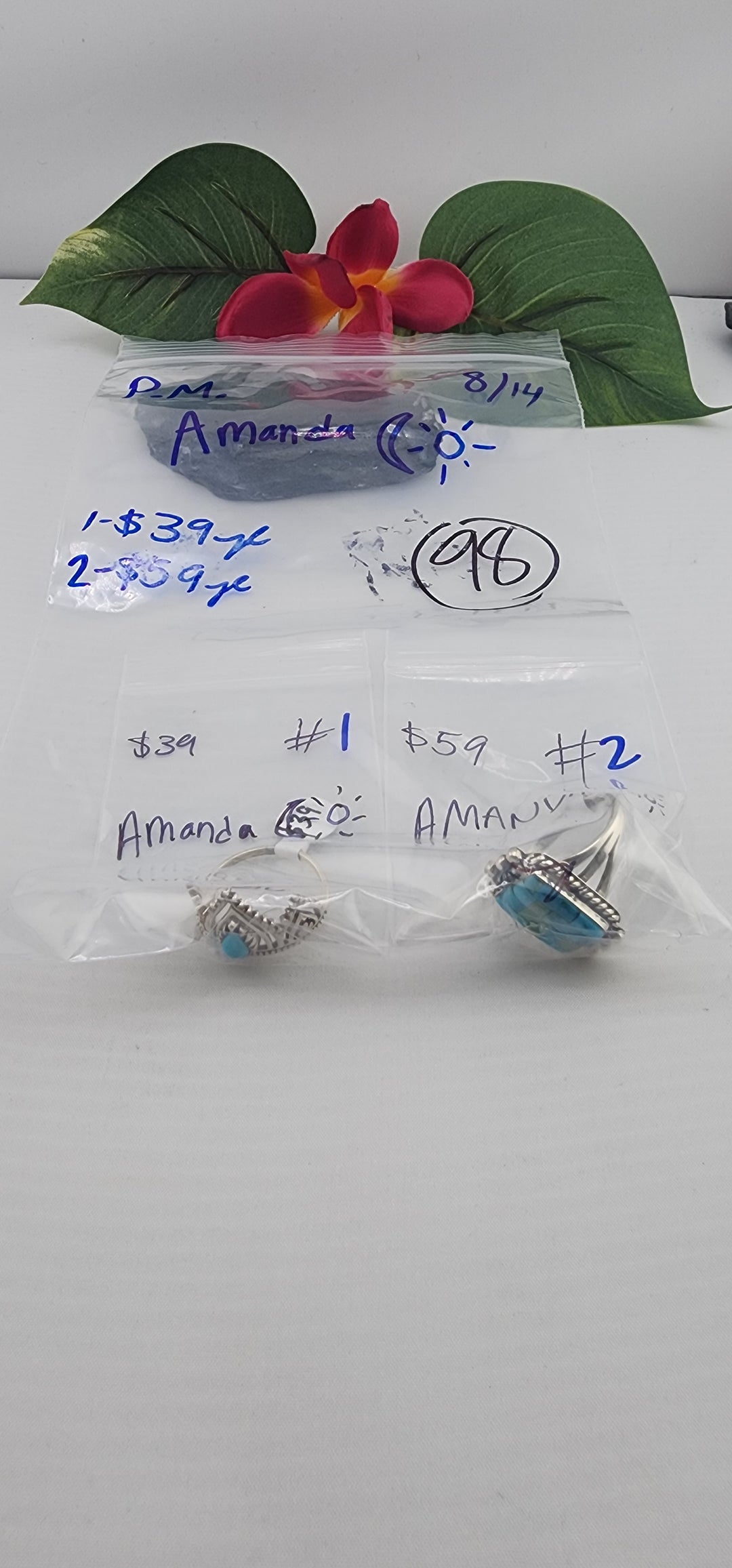 PM SHOW 48HR - RESERVED FOR: AMANDA 🌙🔆 - 8/14/2025 FL tiktok Live Show - 2 Sterling Silver Items