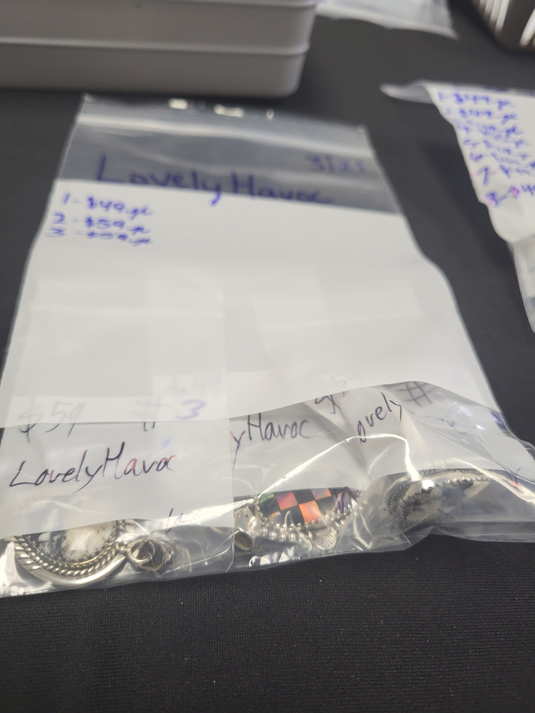 RESERVED FOR- LovelyHavoc - 3/21/2025 Live Show - 3 Sterling Silver Items
