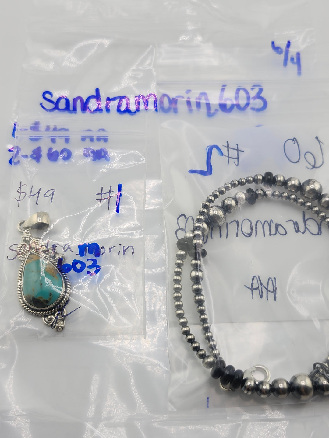 RESERVED FOR: sandramorin603 - 6/4/2025 tiktok Live Show - 2 Sterling Silver Items