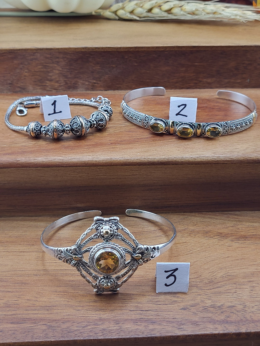 RESERVED FOR:  Kina Lee -10/27/2024 - 3 Sterling Silver Items