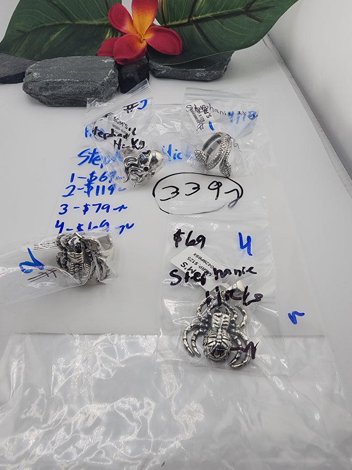 Stephanie Hicks - 4/18/26 PM - 4 925 Sterling Silver Items