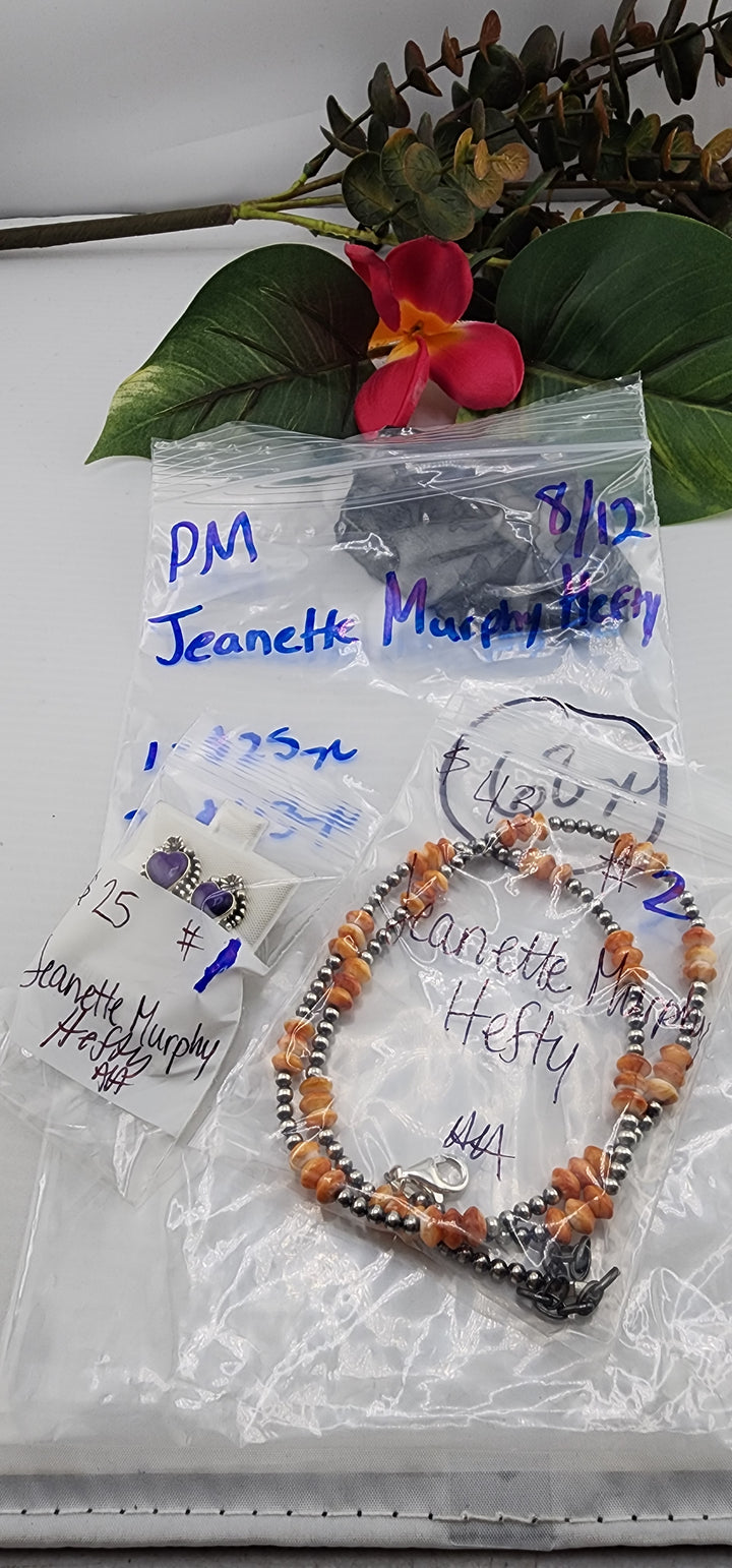 PM SHOW 48HR - RESERVED FOR:  Jeanette Murphy Hefty - 8/12/2025 FL tiktok Live Show - 2 Sterling Silver Items