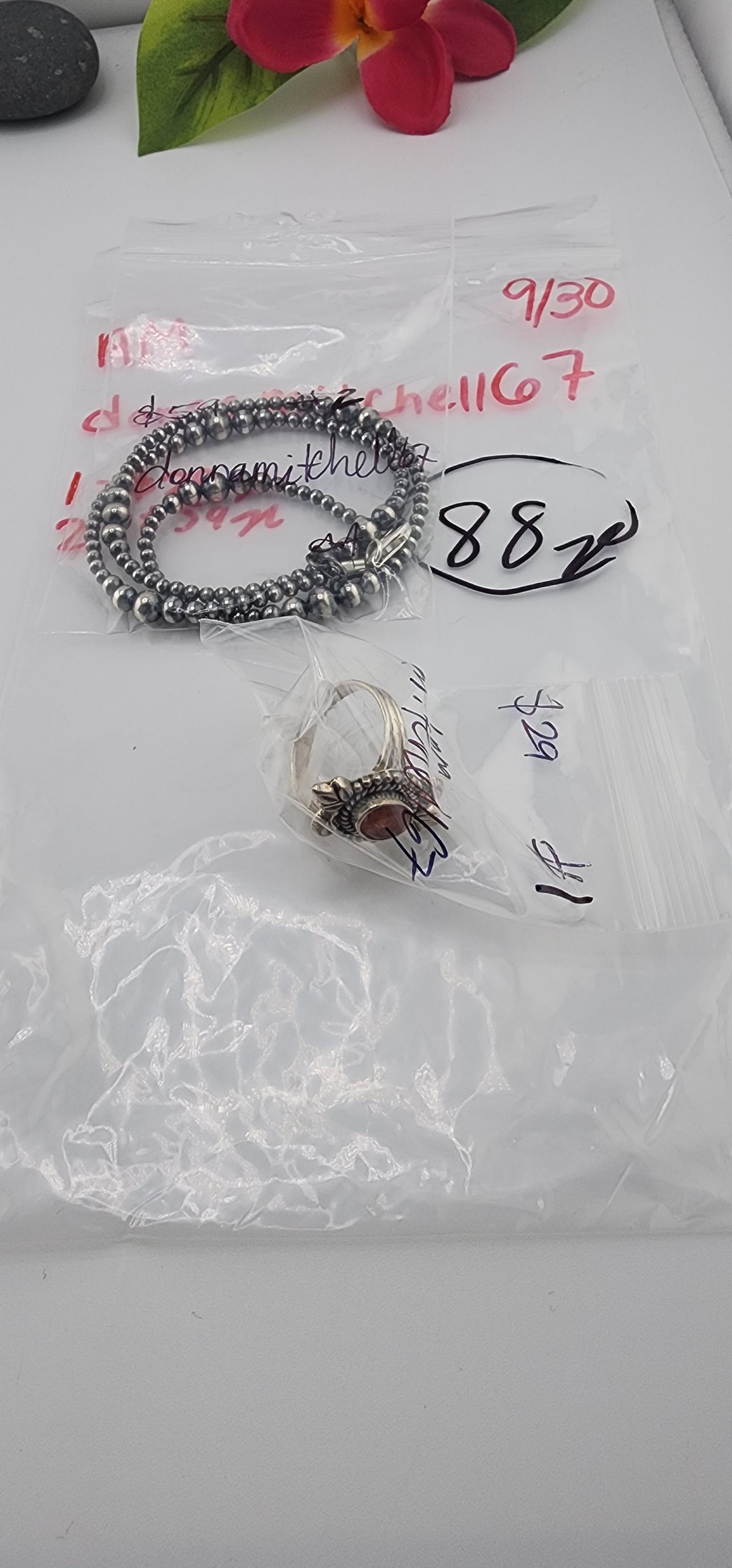AM SHOW 48HR RESERVED FOR: donnamitchell67 - 9/30/2025 FL tiktok Live Show - 2 Sterling Silver Items