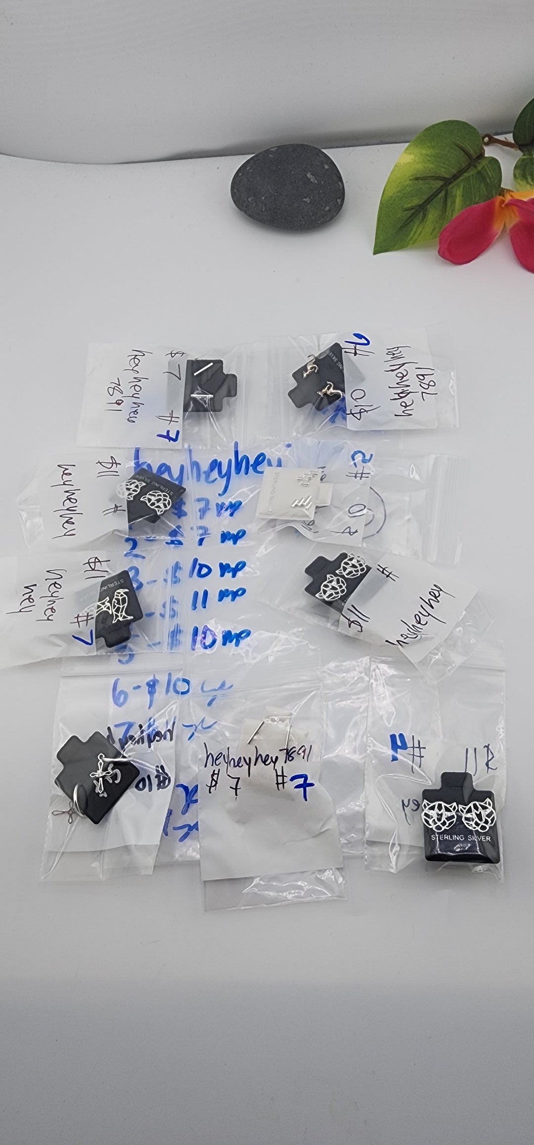 PM SHOW 48HR - RESERVED FOR: heyheyhey7891 - 10/2/2025 FL tiktok Live Show - 9 Sterling Silver Items