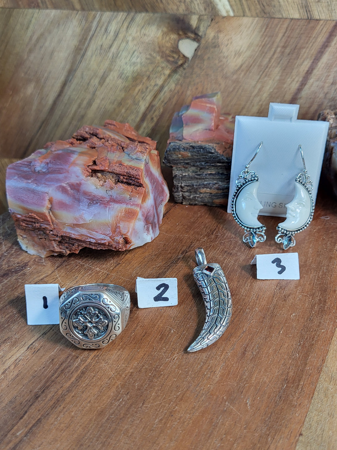 RESERVED FOR: tamee smith- 7/19/24-3 Sterling Silver Items